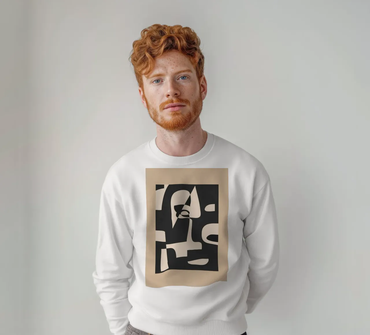 Modern Abstract Minimal Art 1 felpa da Nadjaa