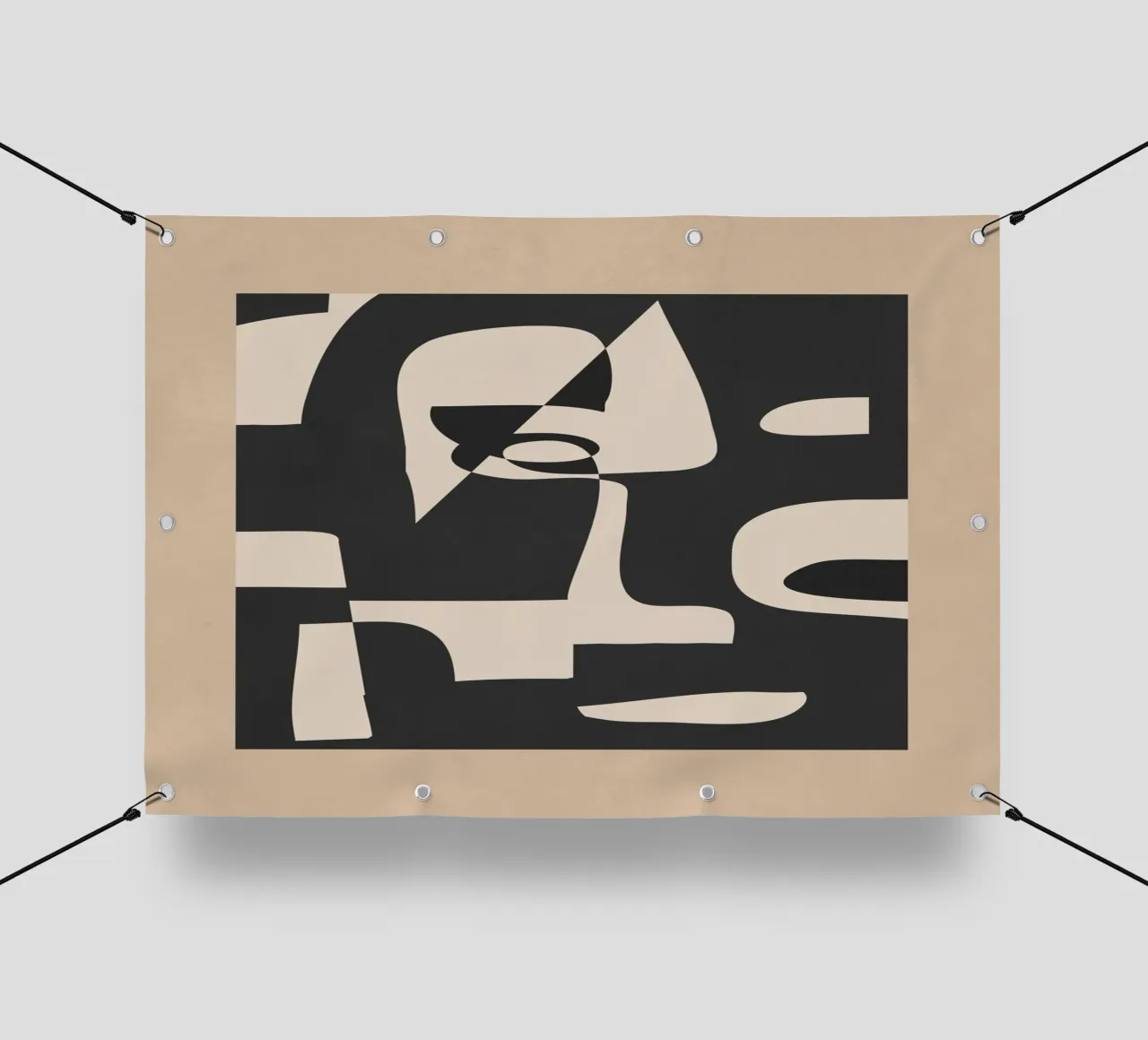 Modern Abstract Minimal Art 1 telo in pvc da Nadjaa