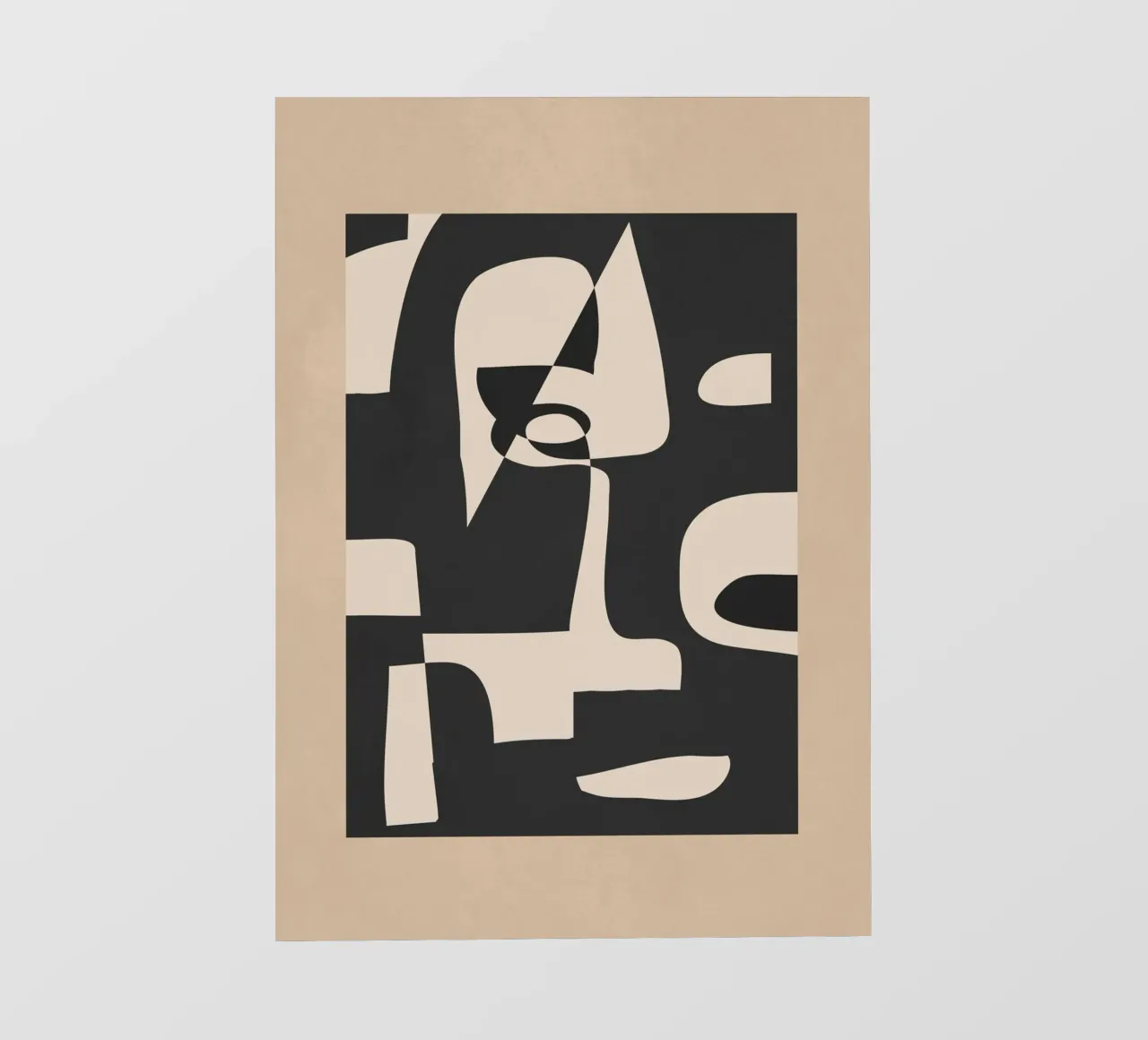 Modern Abstract Minimal Art 1 telo in pvc da Nadjaa