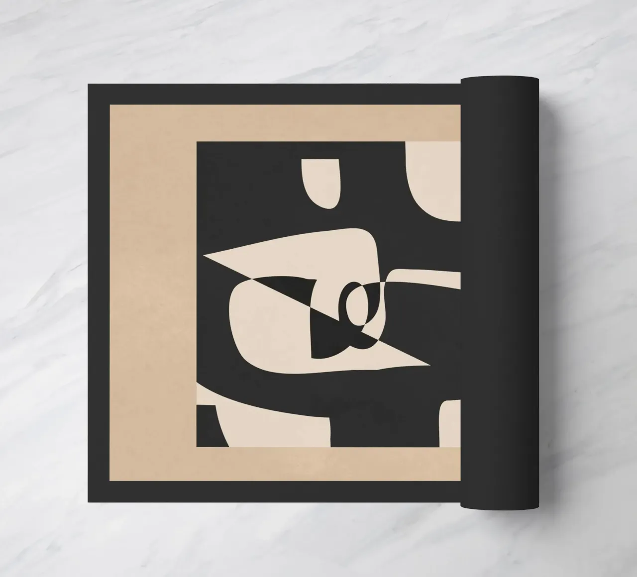Modern Abstract Minimal Art 1 felpudo de Nadjaa