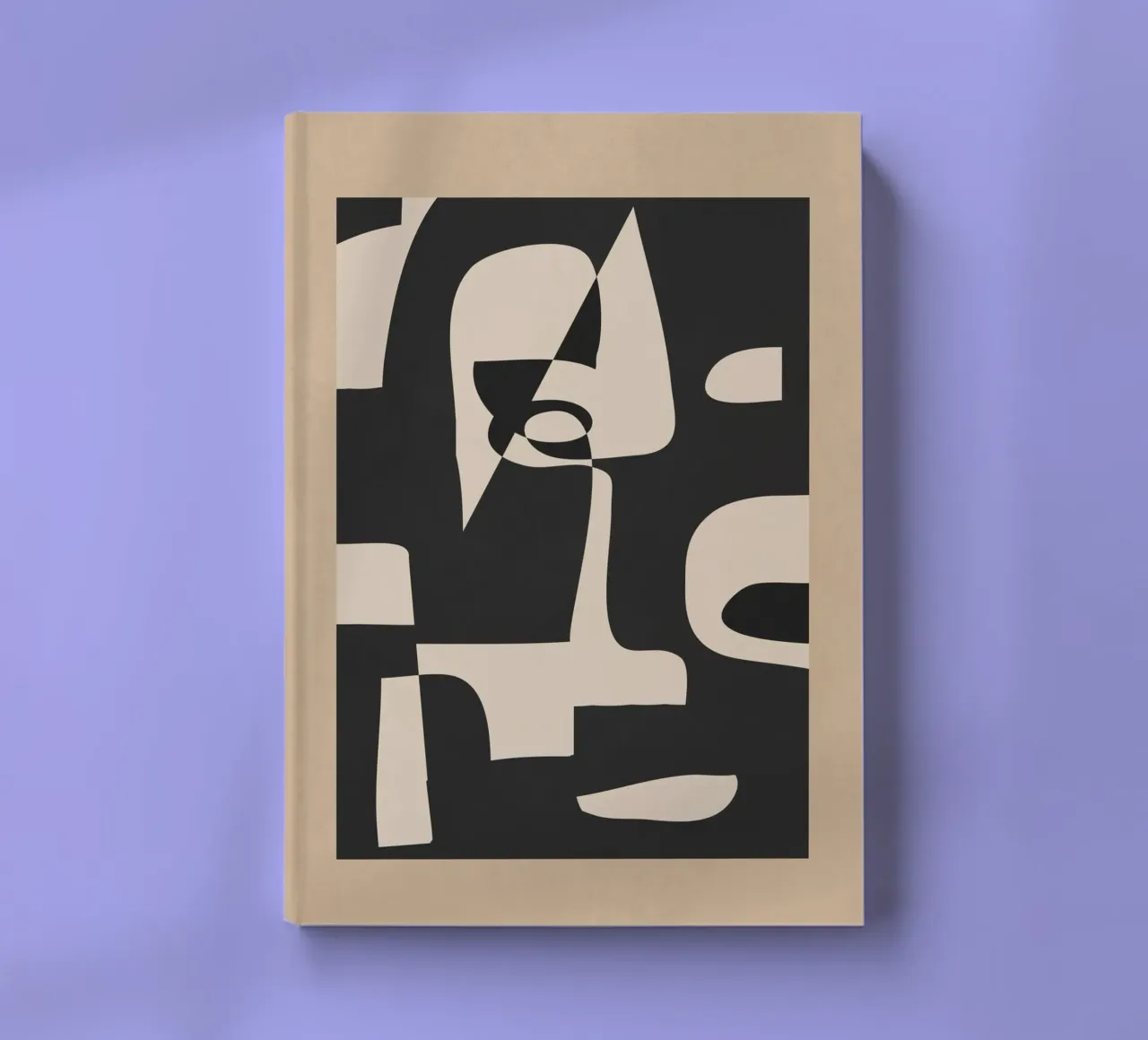 Modern Abstract Minimal Art 1 notebook by Nadjaa