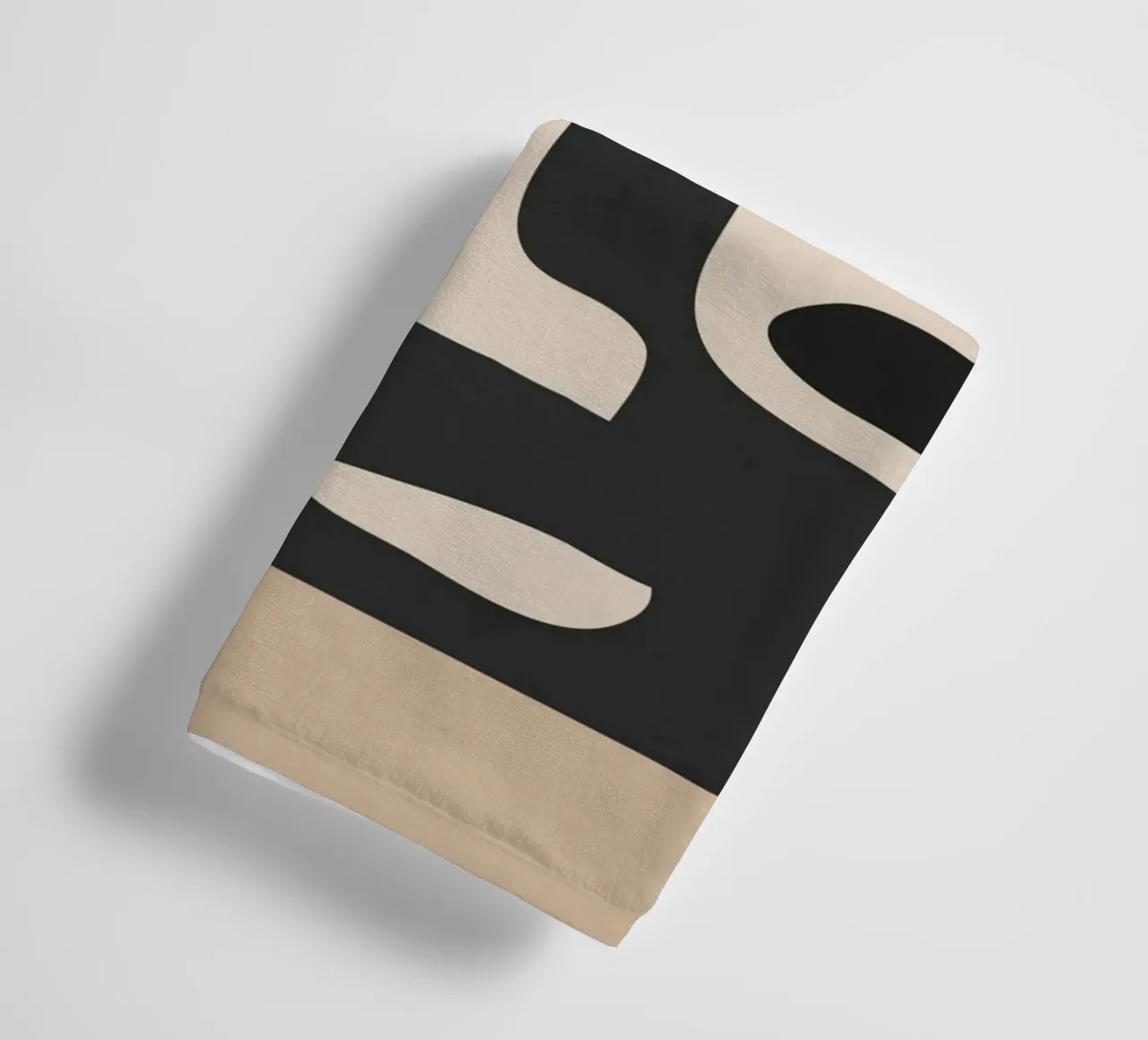 Modern Abstract Minimal Art 1 badhanddoek van Nadjaa