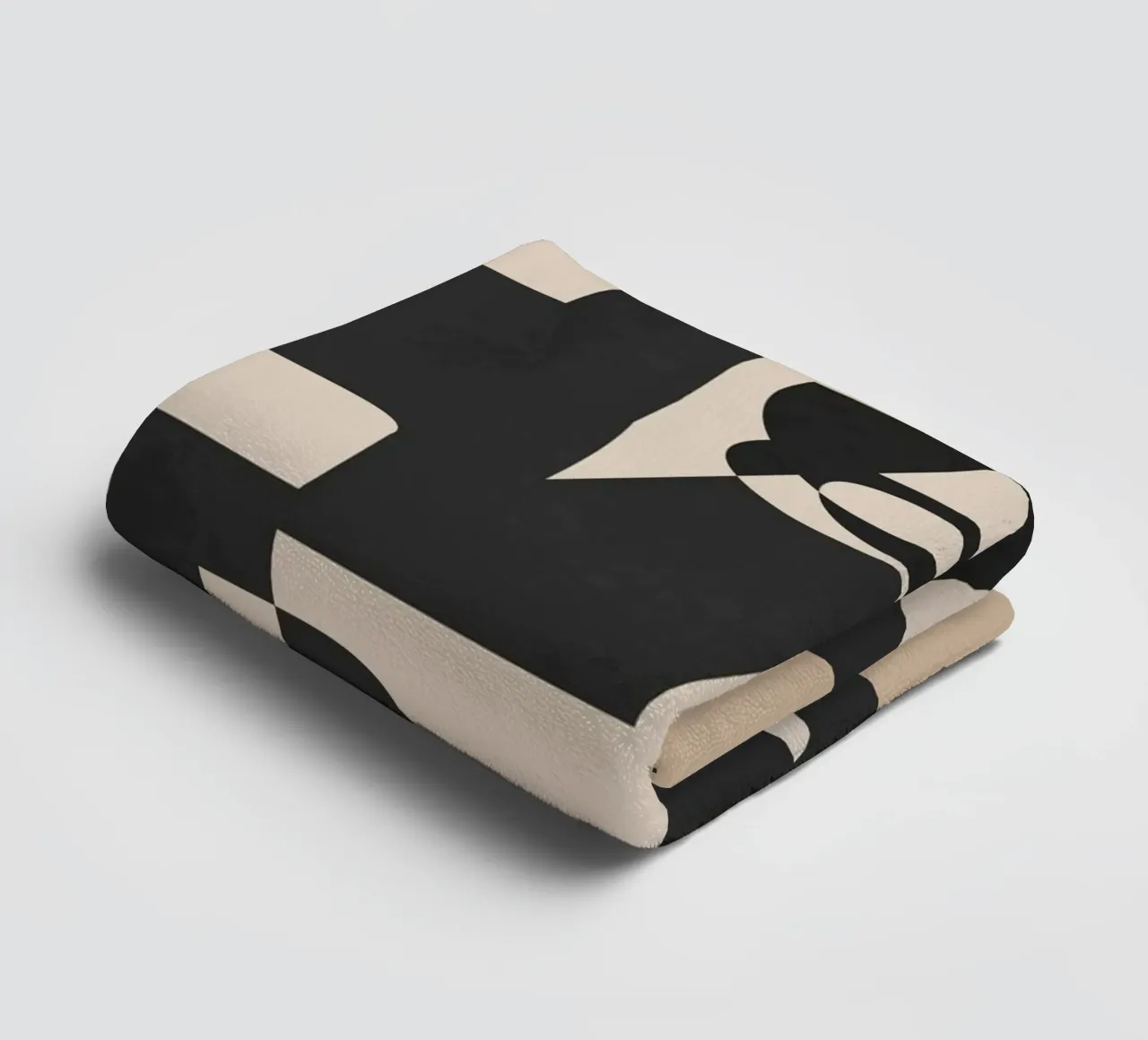 Modern Abstract Minimal Art 1 badhanddoek van Nadjaa
