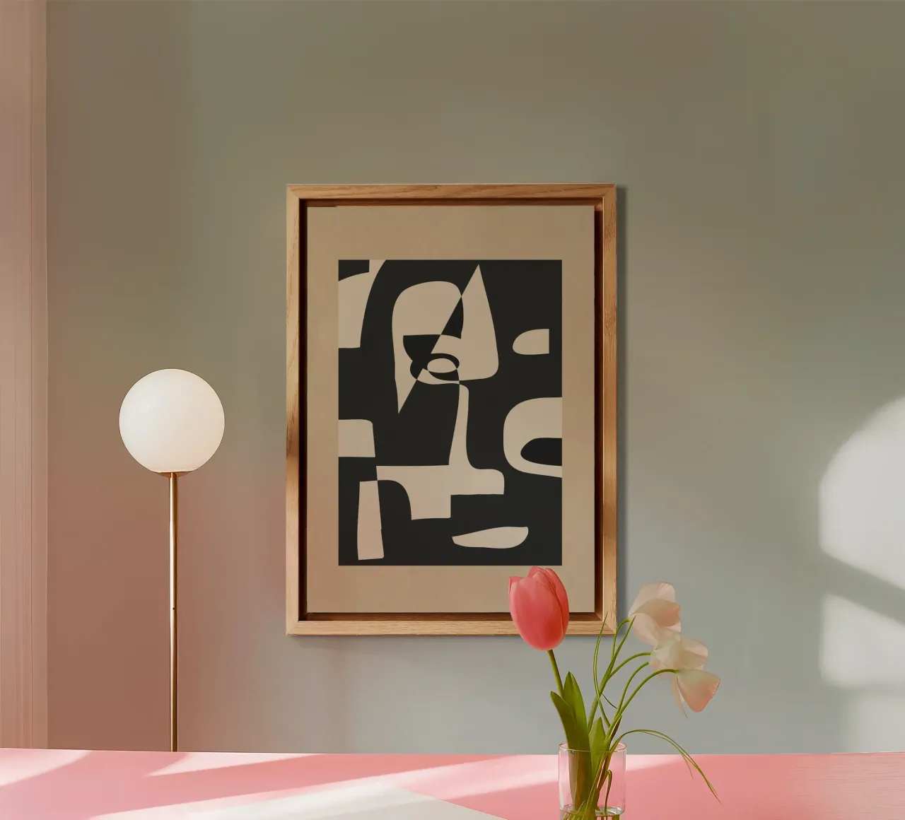 Modern Abstract Minimal Art 1 alluminio dibond da Nadjaa