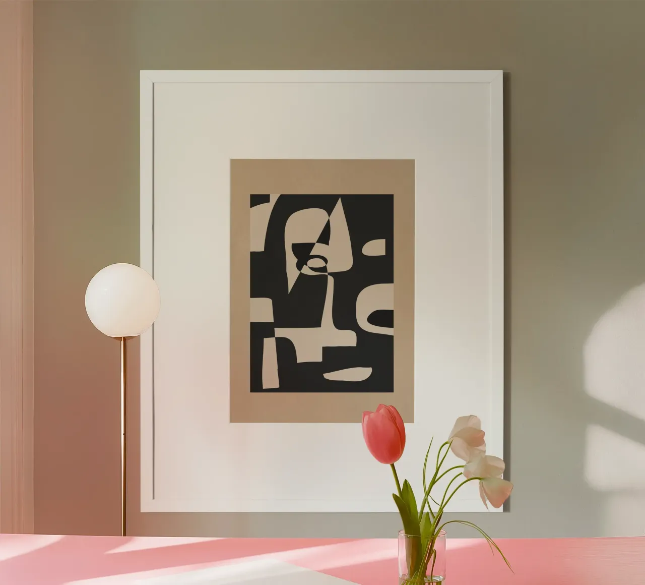 Modern Abstract Minimal Art 1 Hahnemühle von Nadjaa