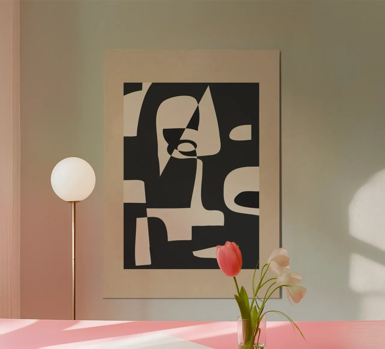 Modern Abstract Minimal Art 1 Hahnemühle von Nadjaa
