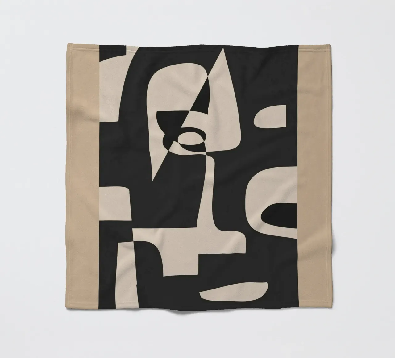 Modern Abstract Minimal Art 1 plaid polaire de Nadjaa