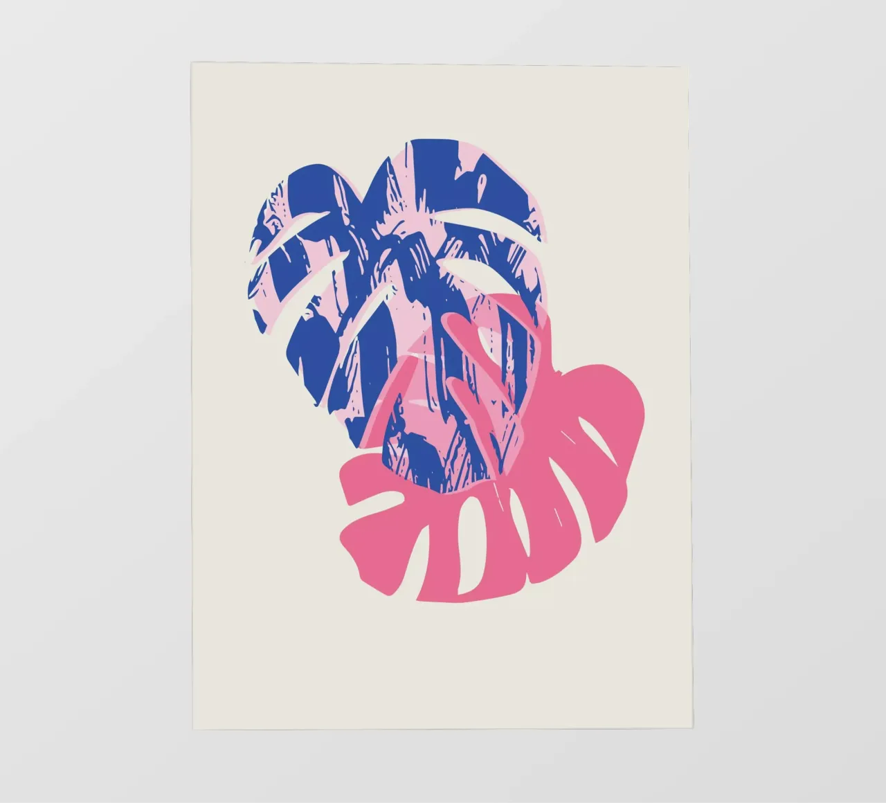 Foglia di Monstera pellicola backlit da Kim Hubball Studio