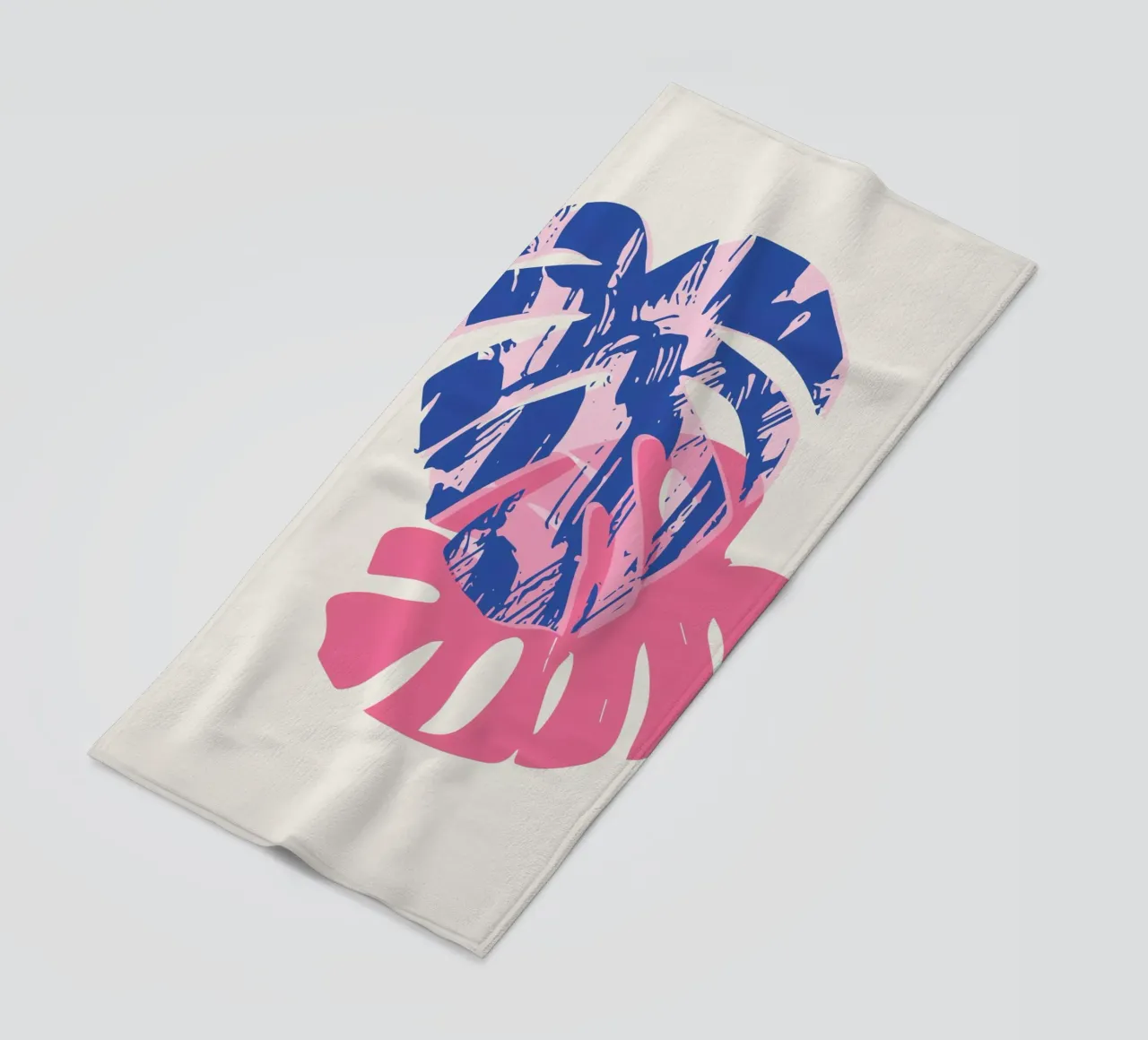 Monstera Leaf telo mare da Kim Hubball Studio