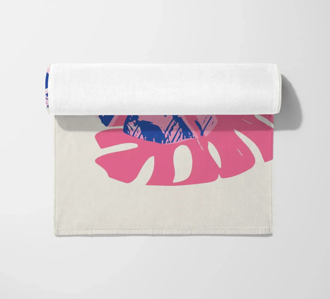 Monstera Leaf telo mare da Kim Hubball Studio