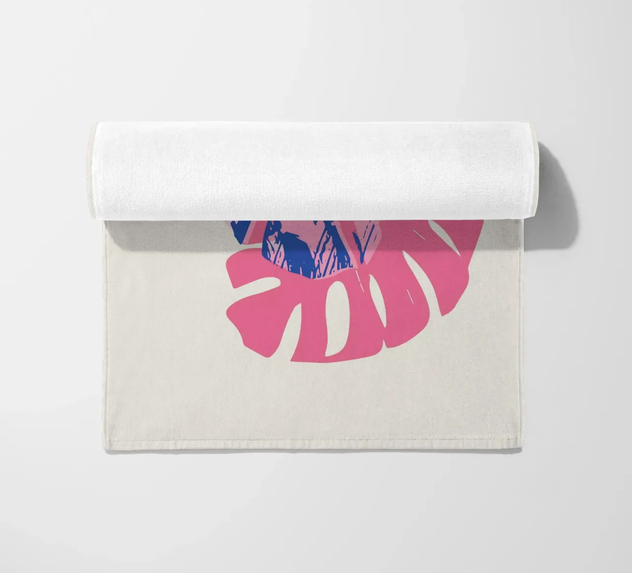 Monstera Leaf telo mare da Kim Hubball Studio