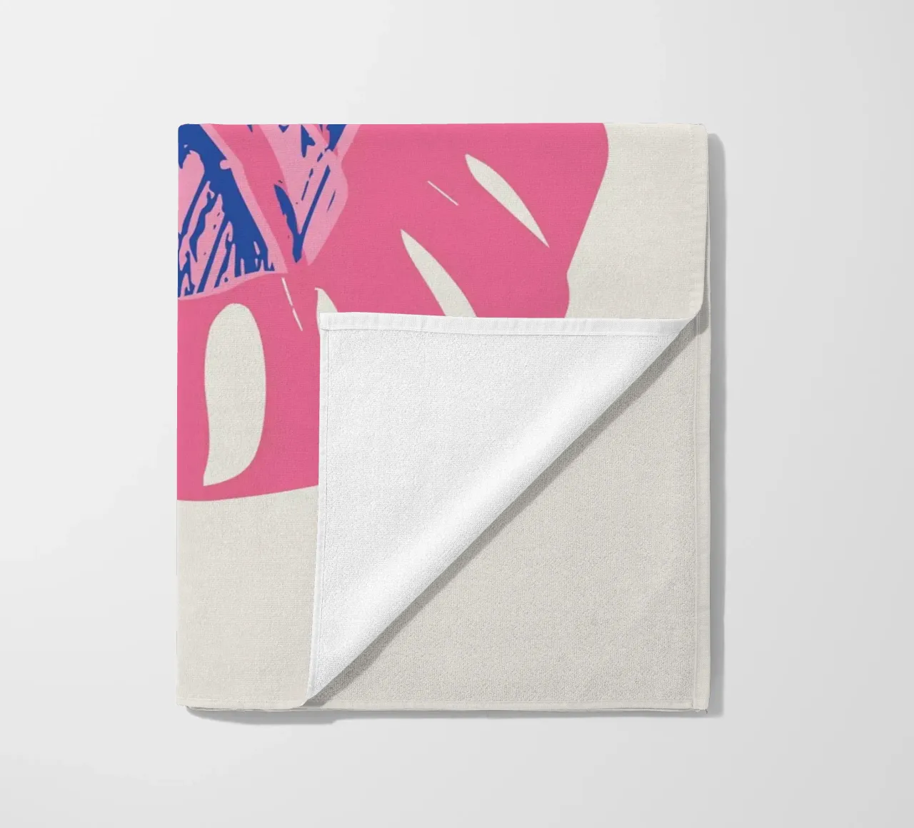 Monstera Leaf telo mare da Kim Hubball Studio