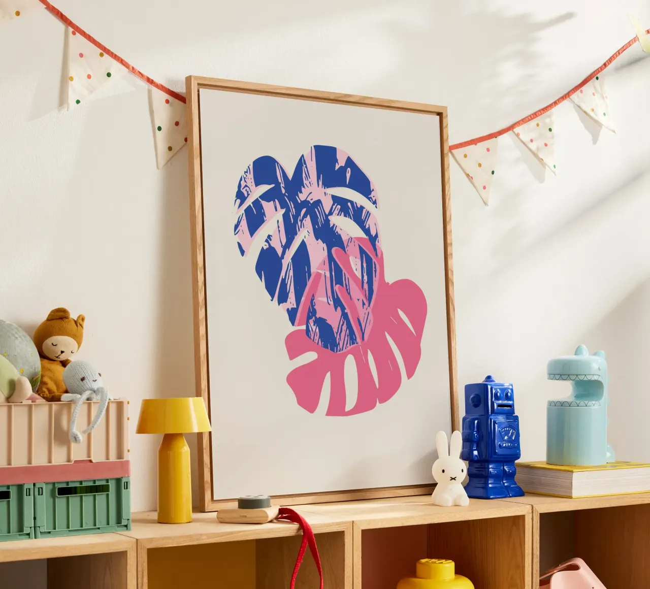 Monstera Leaf plexiglass da Kim Hubball Studio