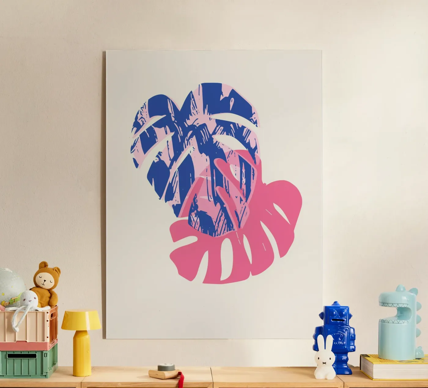 Monstera Leaf plexiglass da Kim Hubball Studio