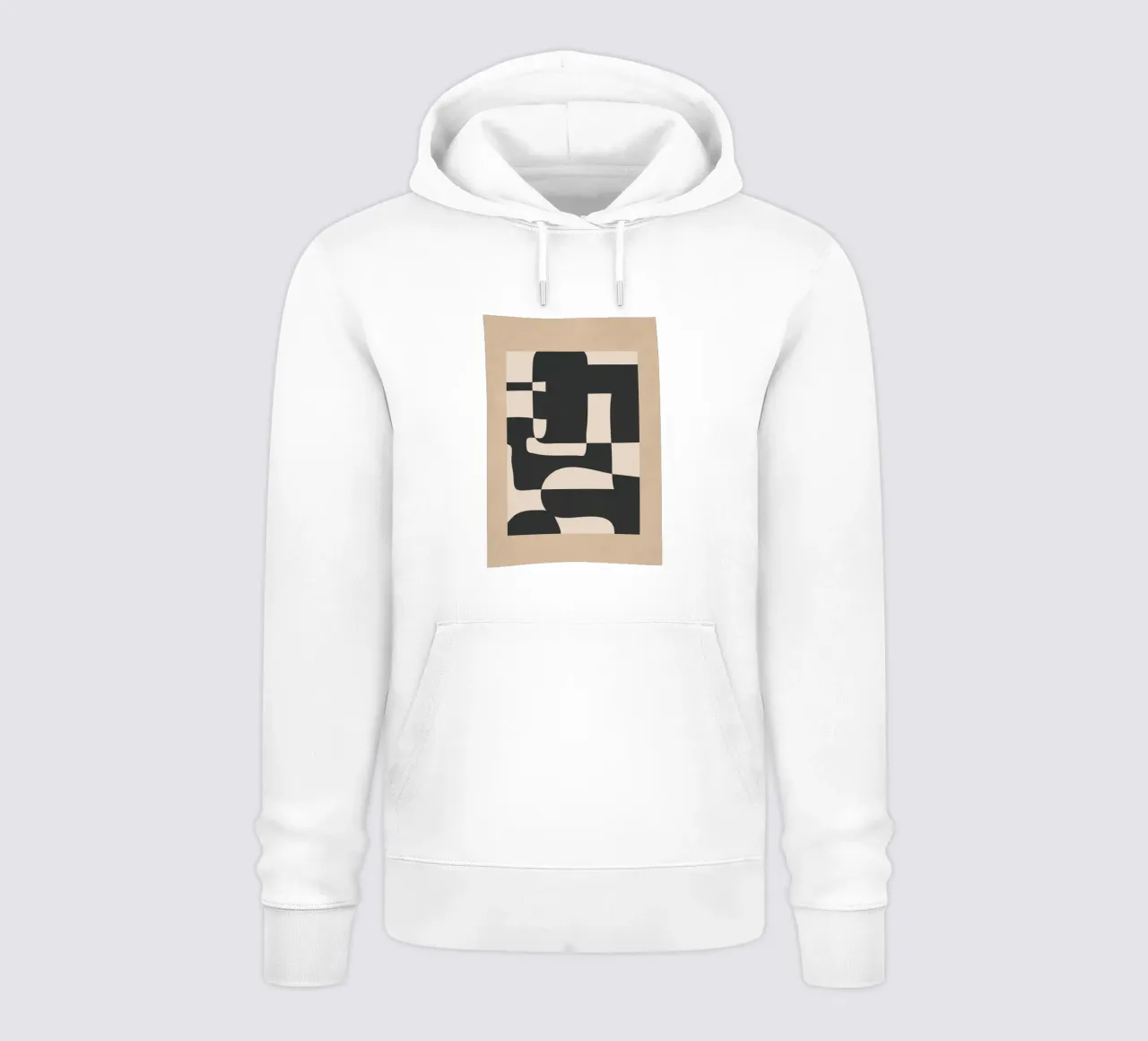 Modern Abstract Minimal Art 3 sudadera con capucha de Nadjaa