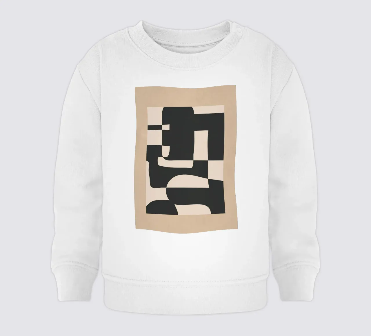 Modern Abstract Minimal Art 3 felpa neonato da Nadjaa