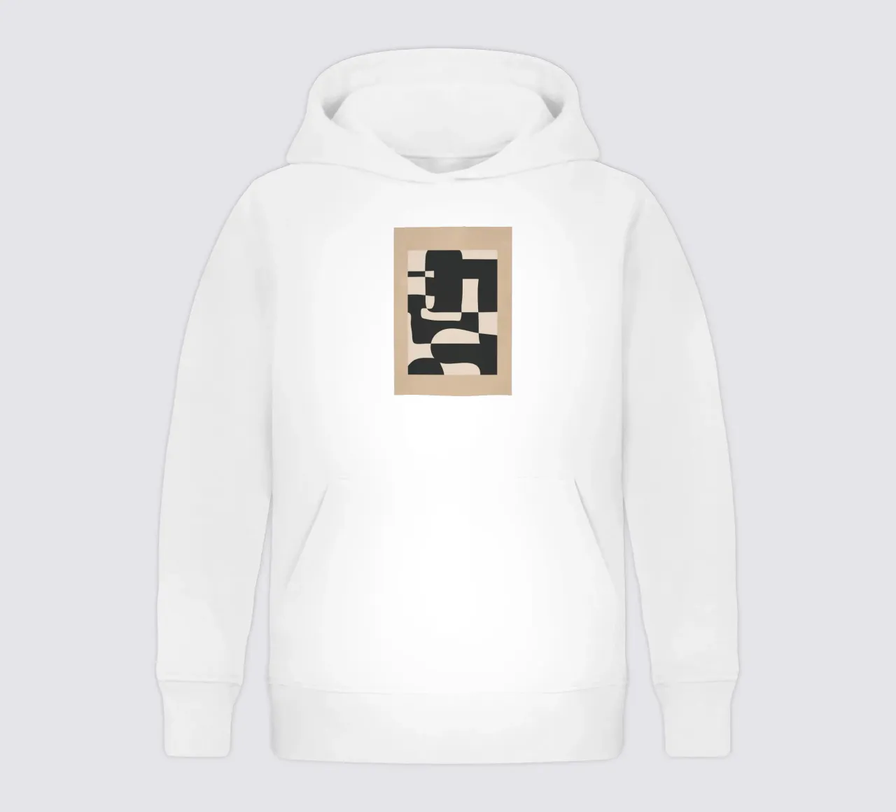 Modern Abstract Minimal Art 3 sudadera con capucha para niño de Nadjaa