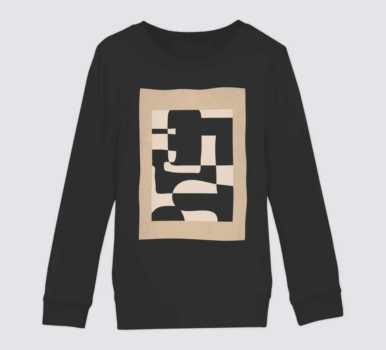 Modern Abstract Minimal Art 3 felpa bambino da Nadjaa