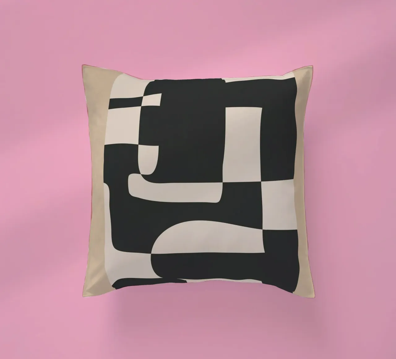 Modern Abstract Minimal Art 3 cuscino da Nadjaa