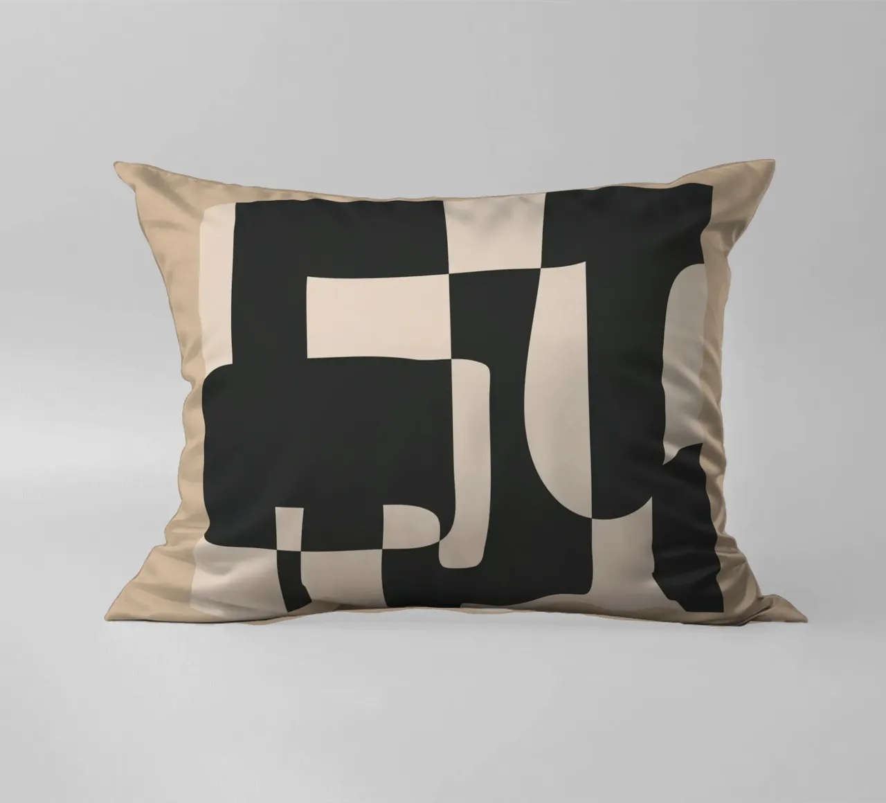 Modern Abstract Minimal Art 3 cuscino da Nadjaa