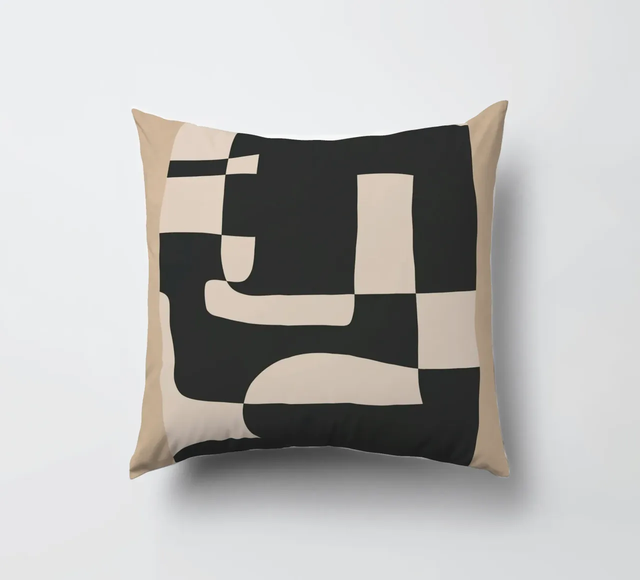 Modern Abstract Minimal Art 3 cuscino da Nadjaa