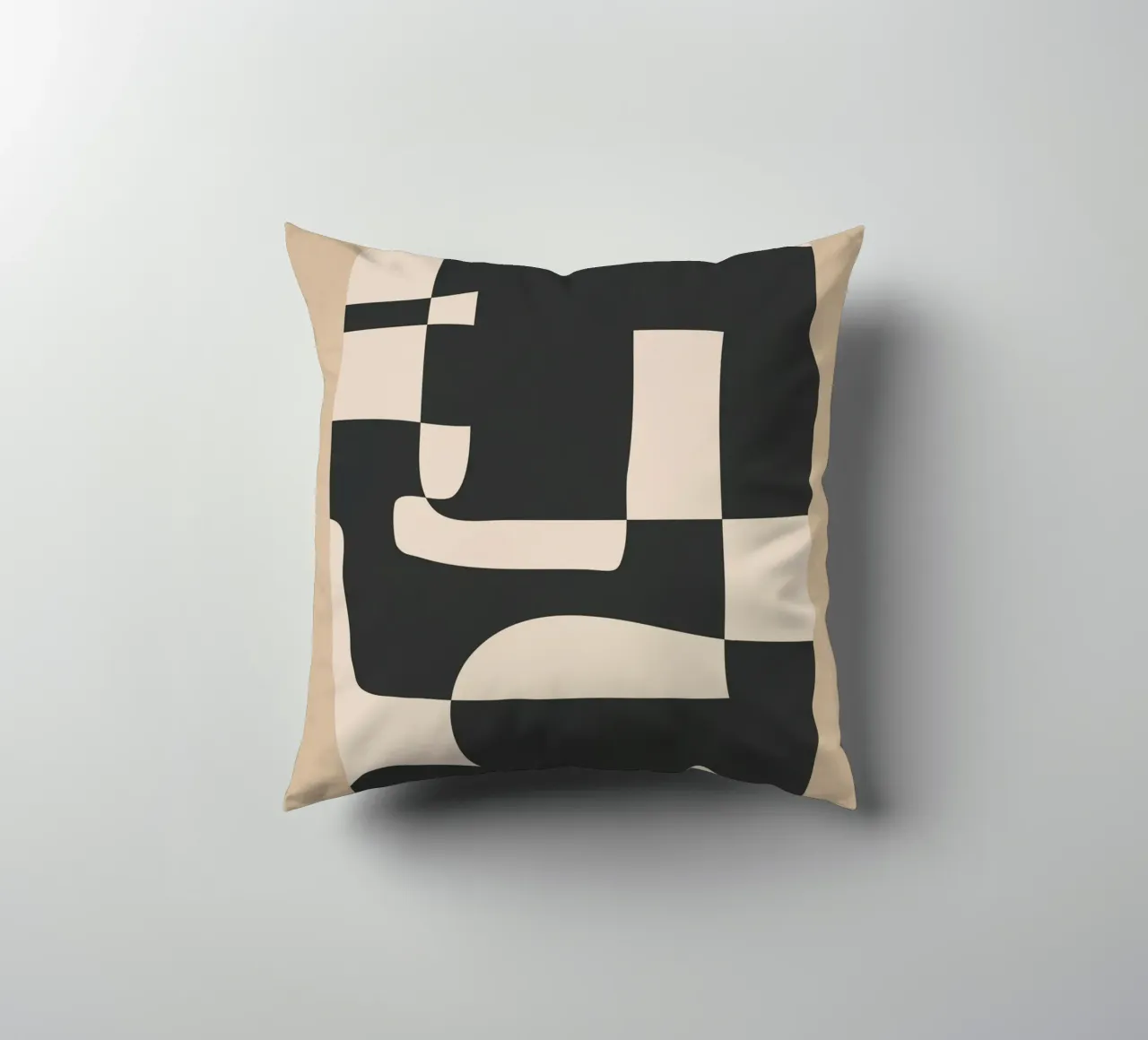 Modern Abstract Minimal Art 3 cuscino da Nadjaa