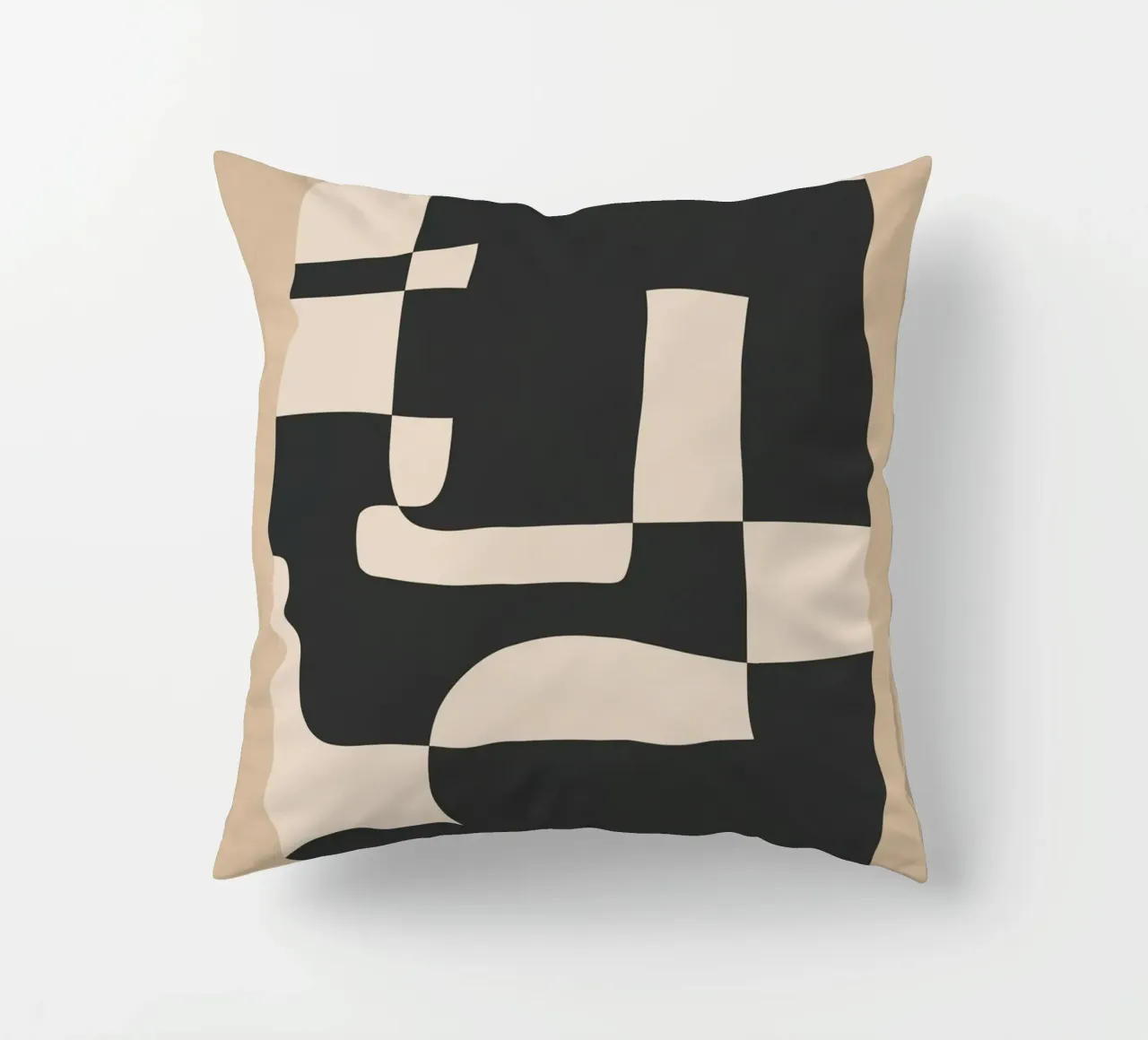 Modern Abstract Minimal Art 3 cuscino da Nadjaa