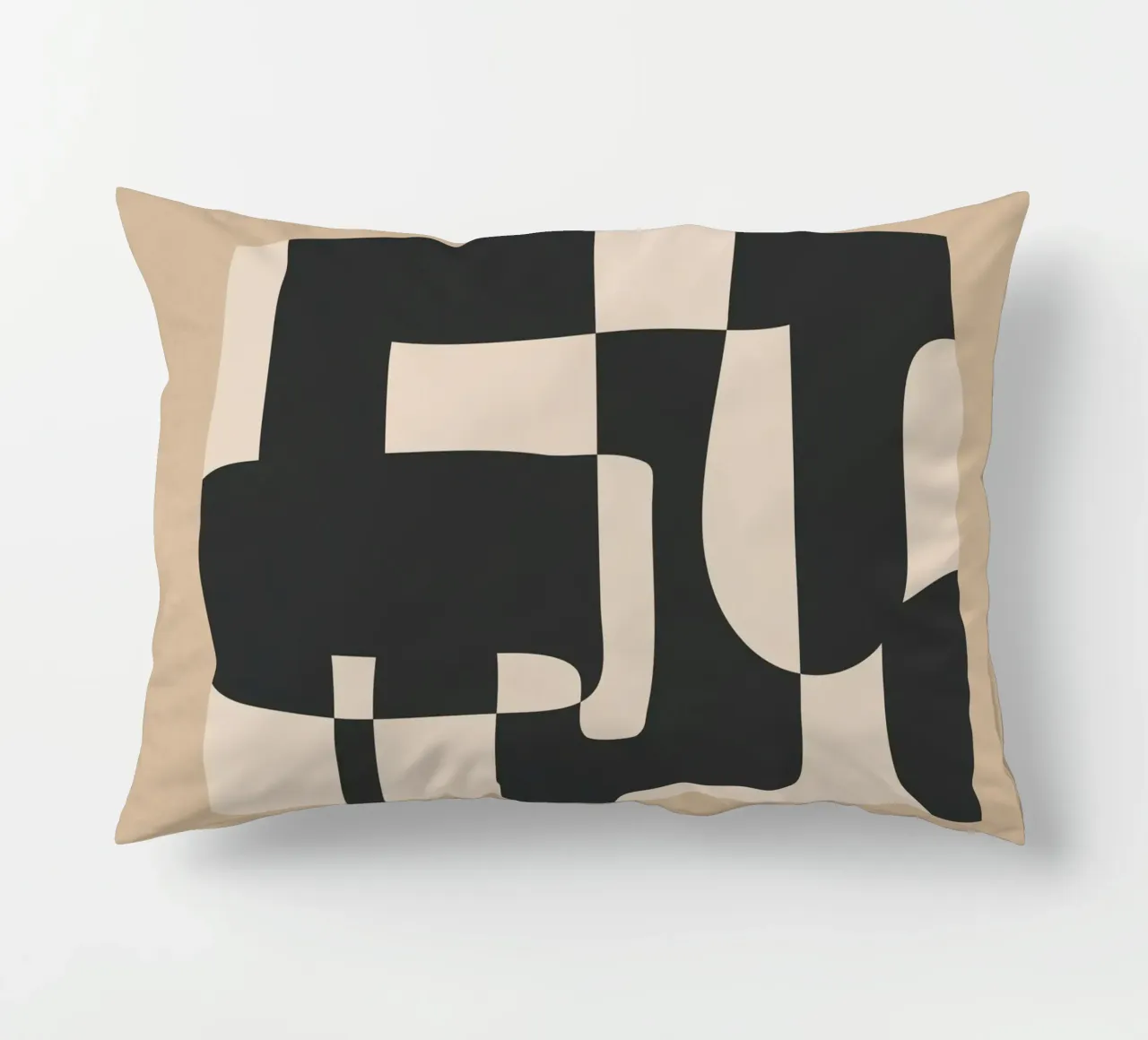 Modern Abstract Minimal Art 3 cuscino da Nadjaa