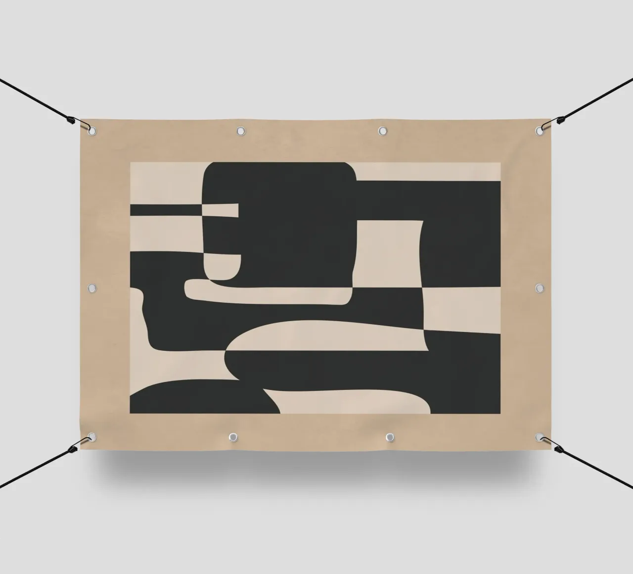 Modern Abstract Minimal Art 3 telo in pvc da Nadjaa