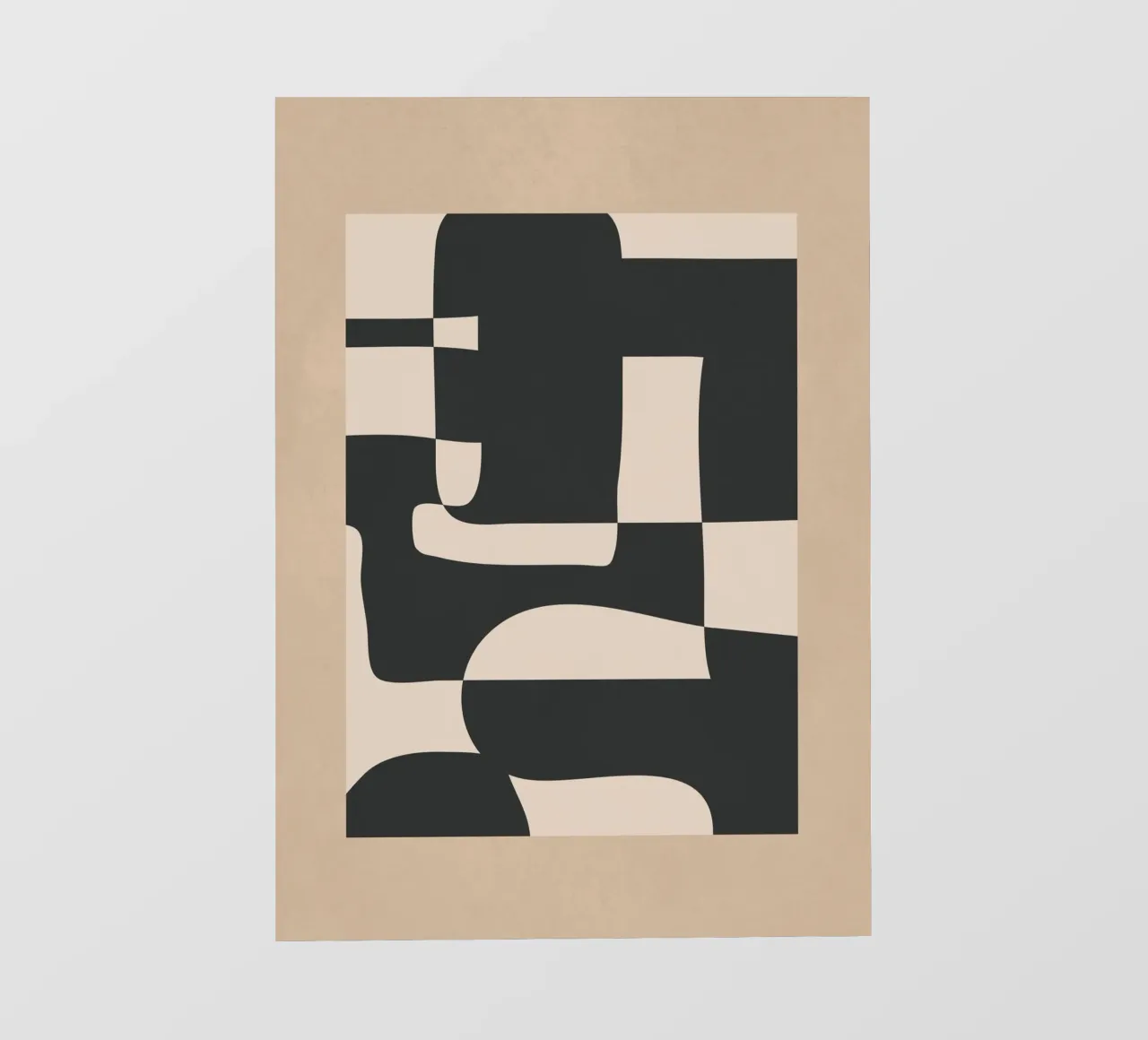 Modern Abstract Minimal Art 3 telo in pvc da Nadjaa