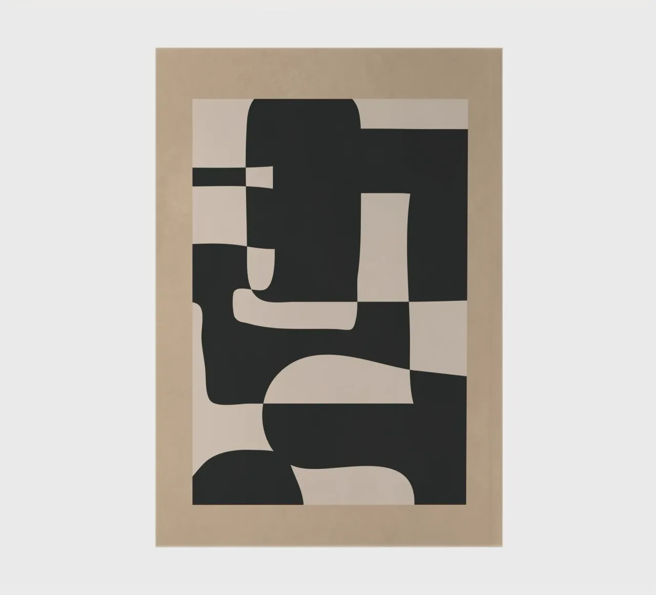 Modern Abstract Minimal Art 3 notebook by Nadjaa