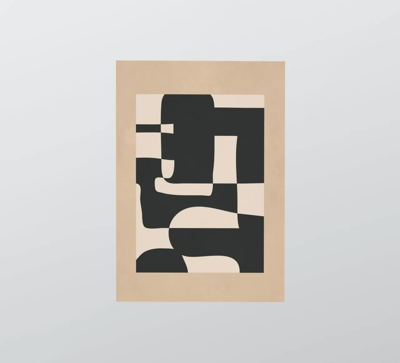 Modern Abstract Minimal Art 3 adesivo da Nadjaa