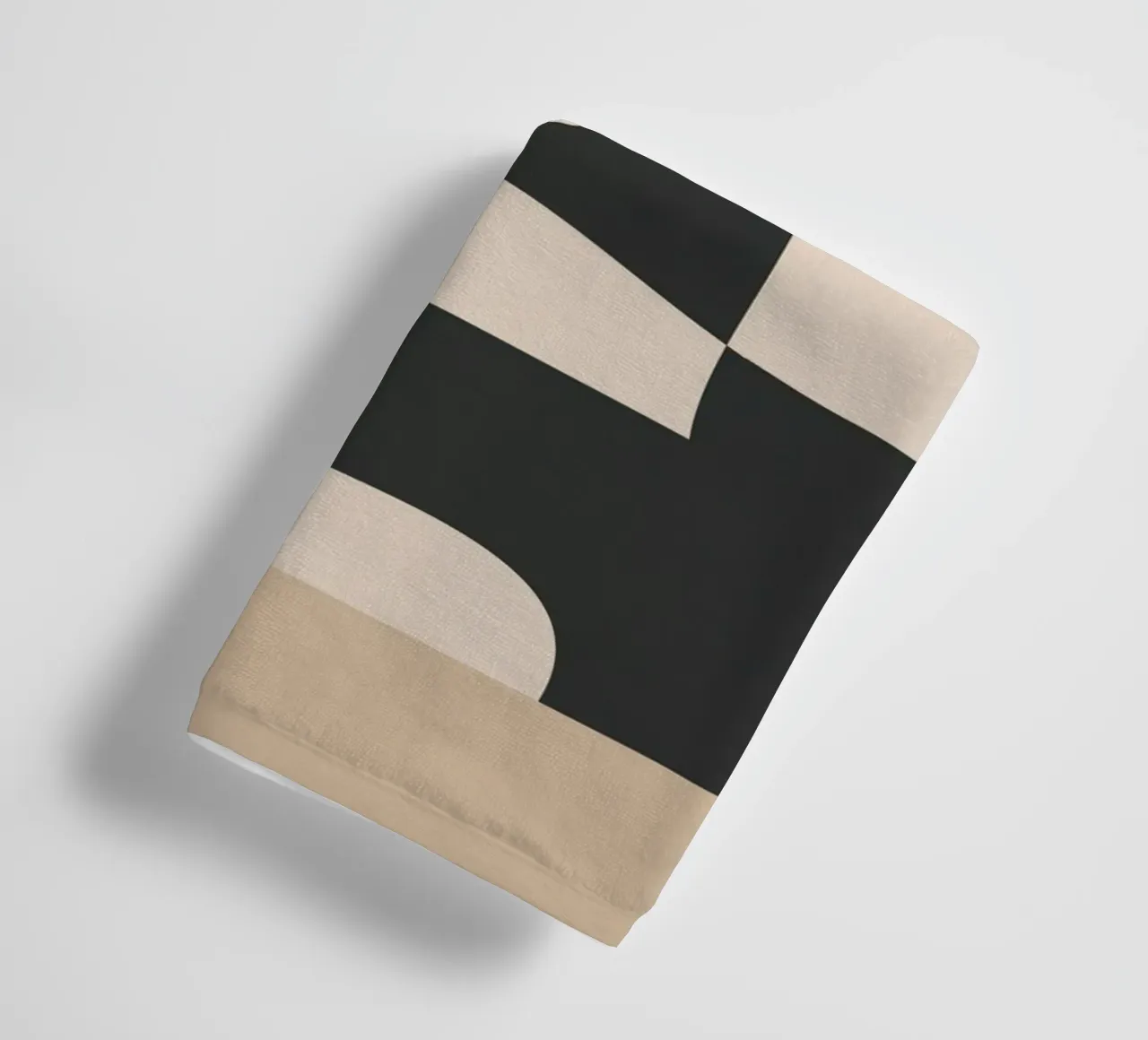 Modern Abstract Minimal Art 3 badhanddoek van Nadjaa