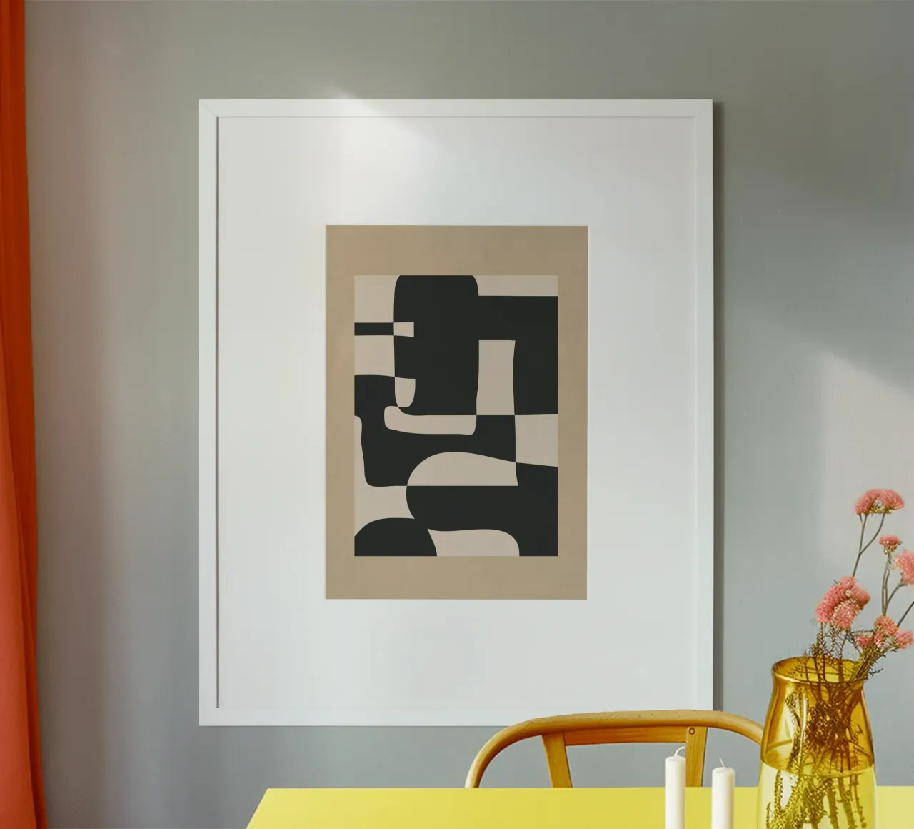 Modern Abstract Minimal Art 3 carta hahnemühle da Nadjaa