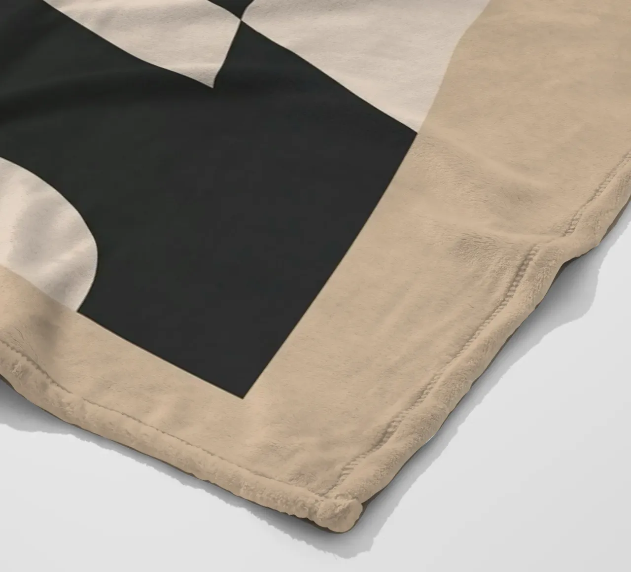 Modern Abstract Minimal Art 3 coperta in pile da Nadjaa