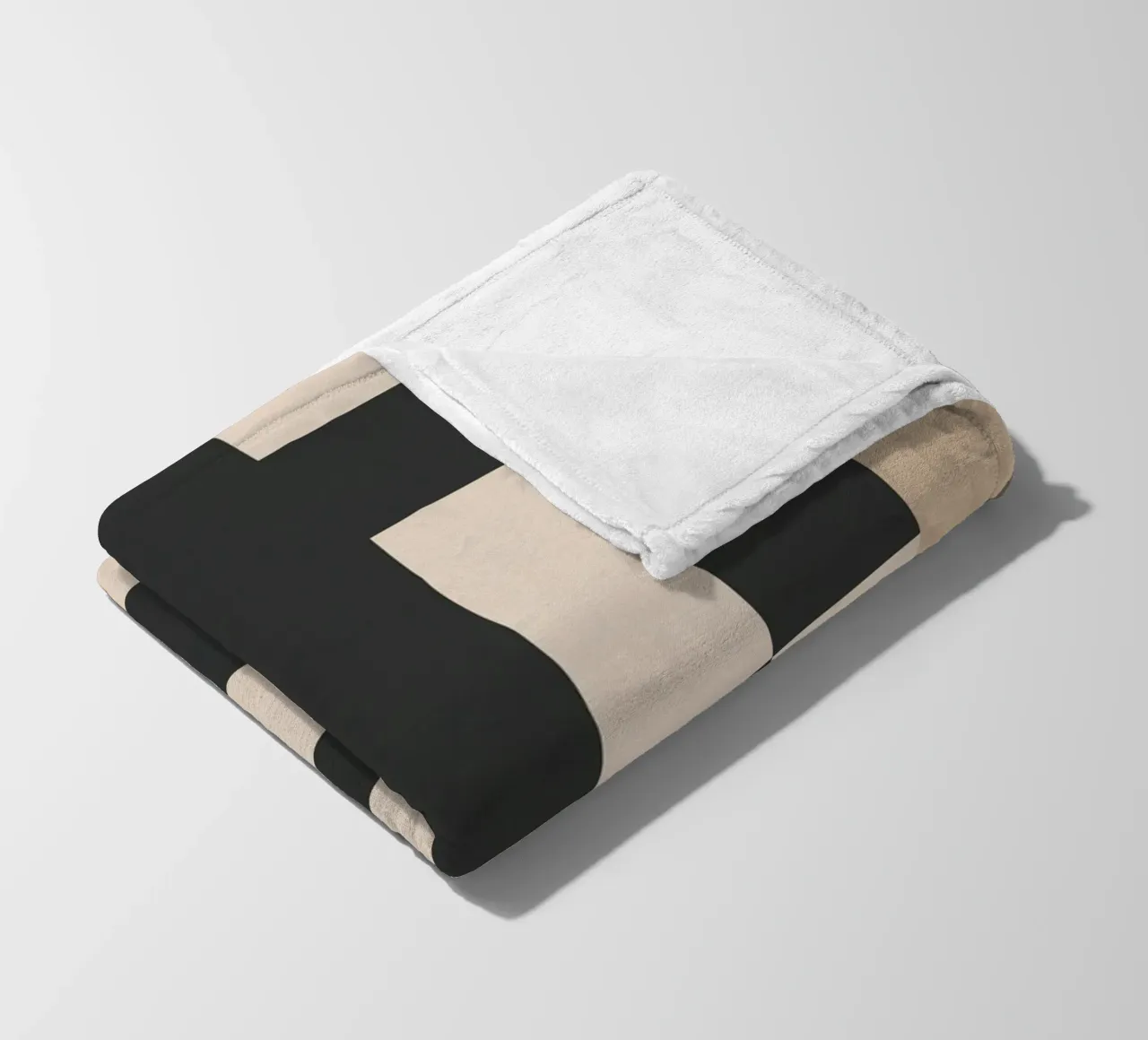 Modern Abstract Minimal Art 3 coperta in pile da Nadjaa