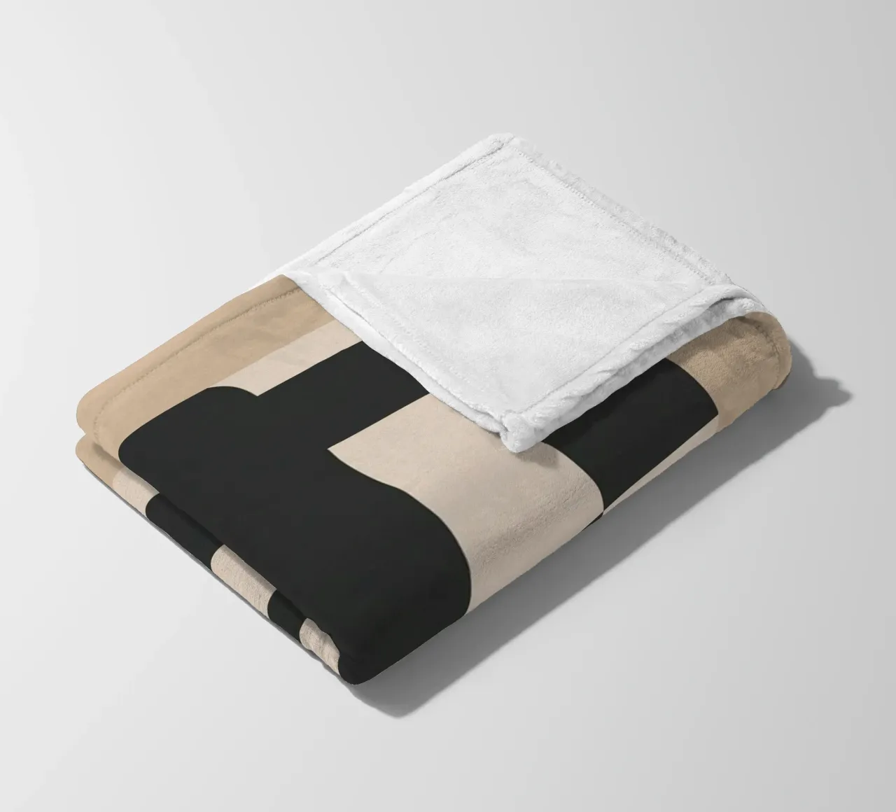 Modern Abstract Minimal Art 3 coperta in pile da Nadjaa