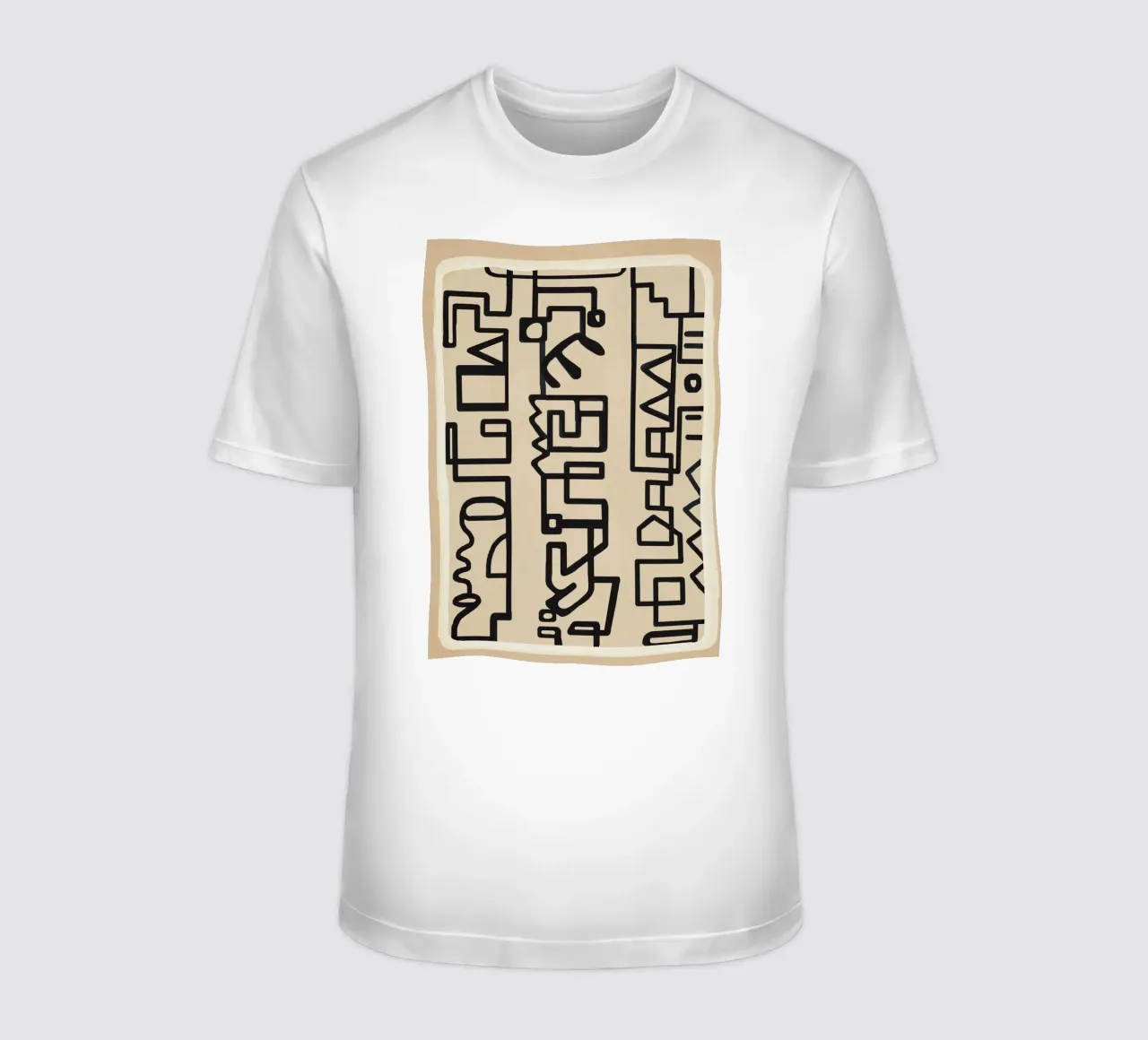 Abstract Line Movement 3 t-shirt da Nadjaa