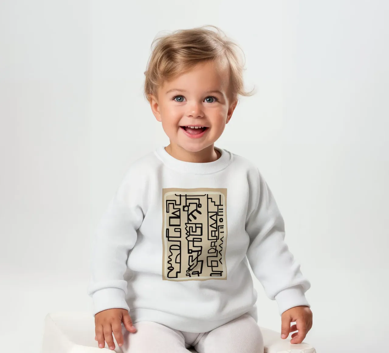 Abstract Line Movement 3 felpa neonato da Nadjaa