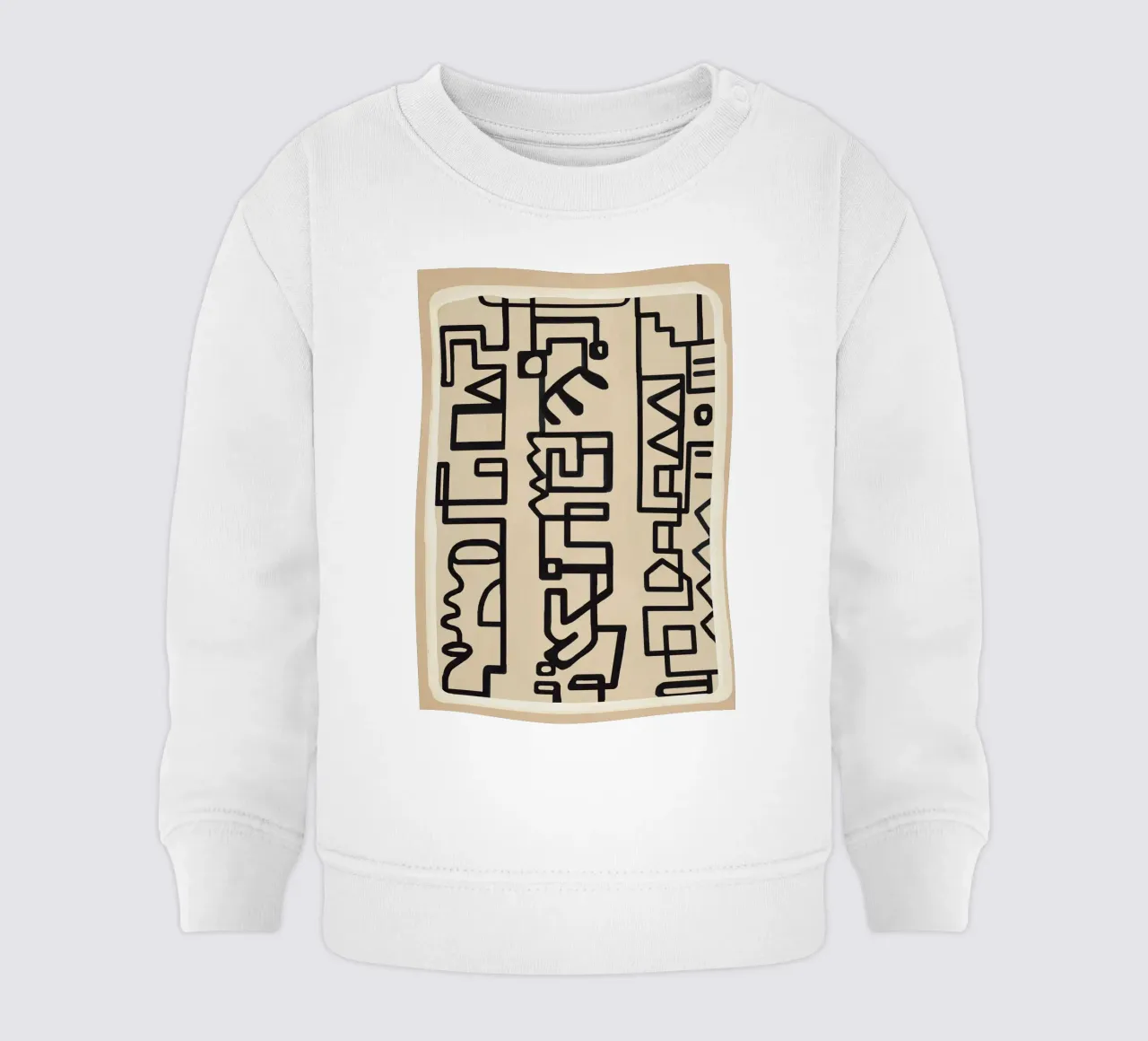 Abstract Line Movement 3 felpa neonato da Nadjaa