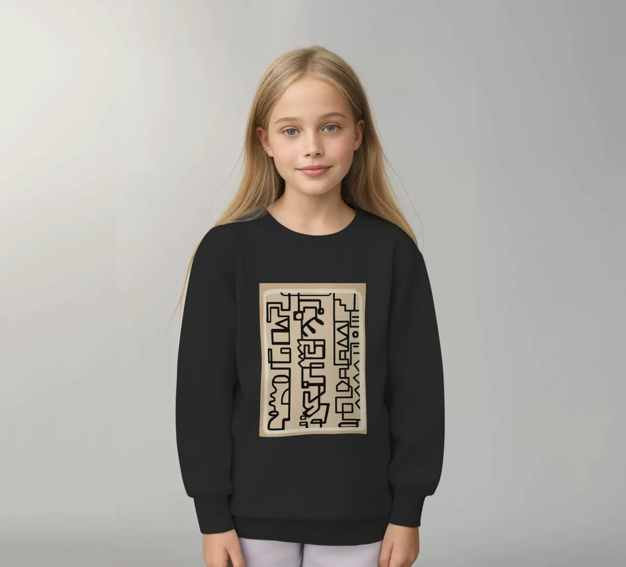 Abstract Line Movement 3 felpa bambino da Nadjaa