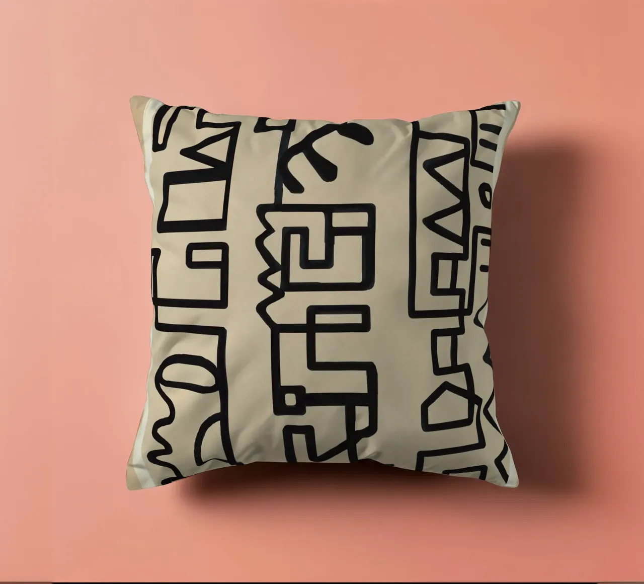 Abstract Line Movement 3 cuscino da Nadjaa