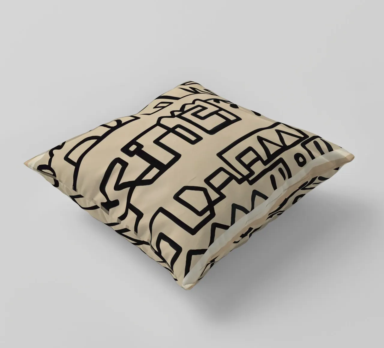 Abstract Line Movement 3 cuscino da Nadjaa