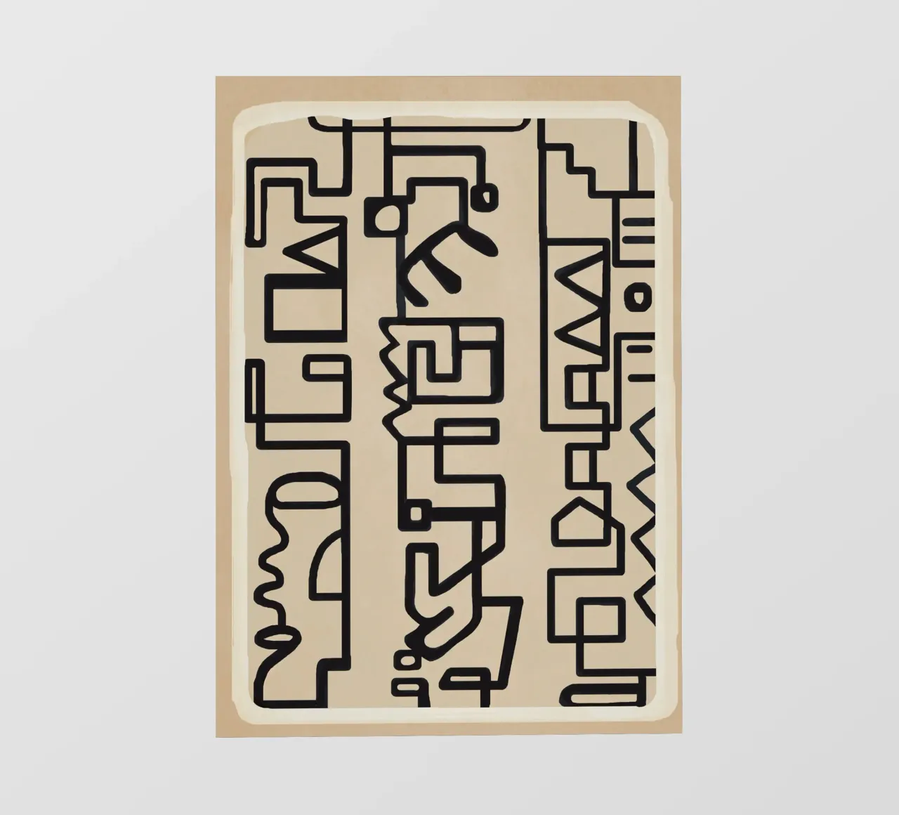 Abstract Line Movement 3 telo in pvc da Nadjaa