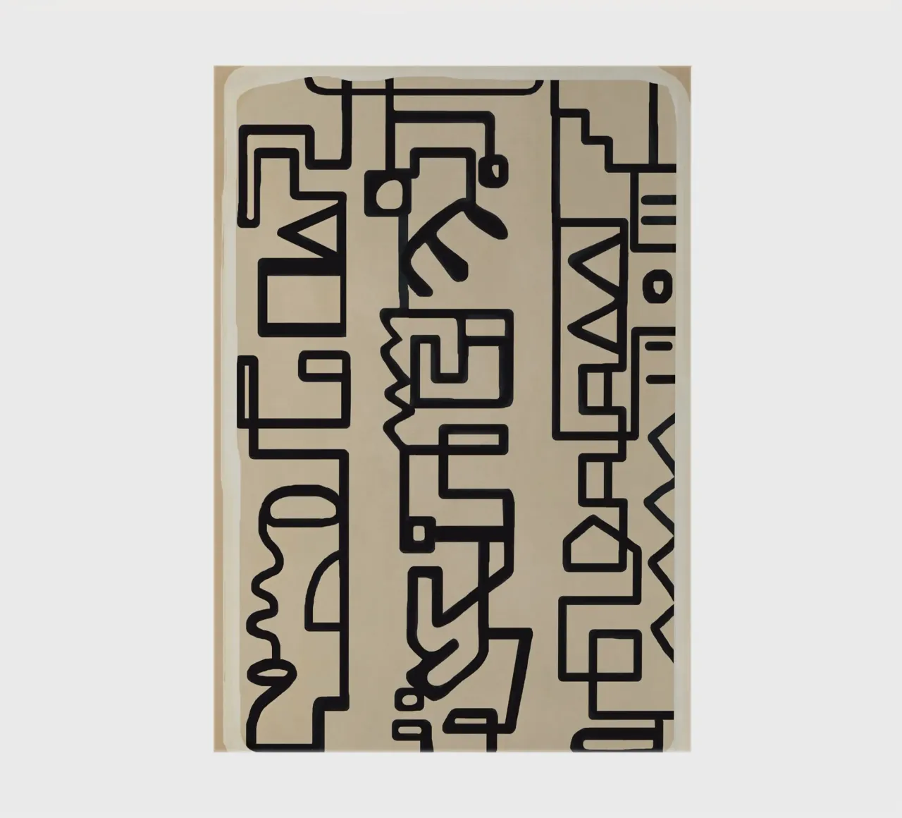 Abstract Line Movement 3 notebook by Nadjaa