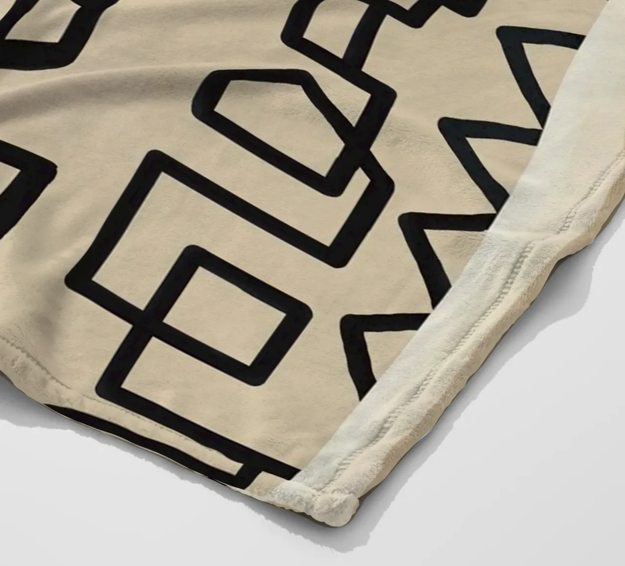 Abstract Line Movement 3 Fleecedecke von Nadjaa