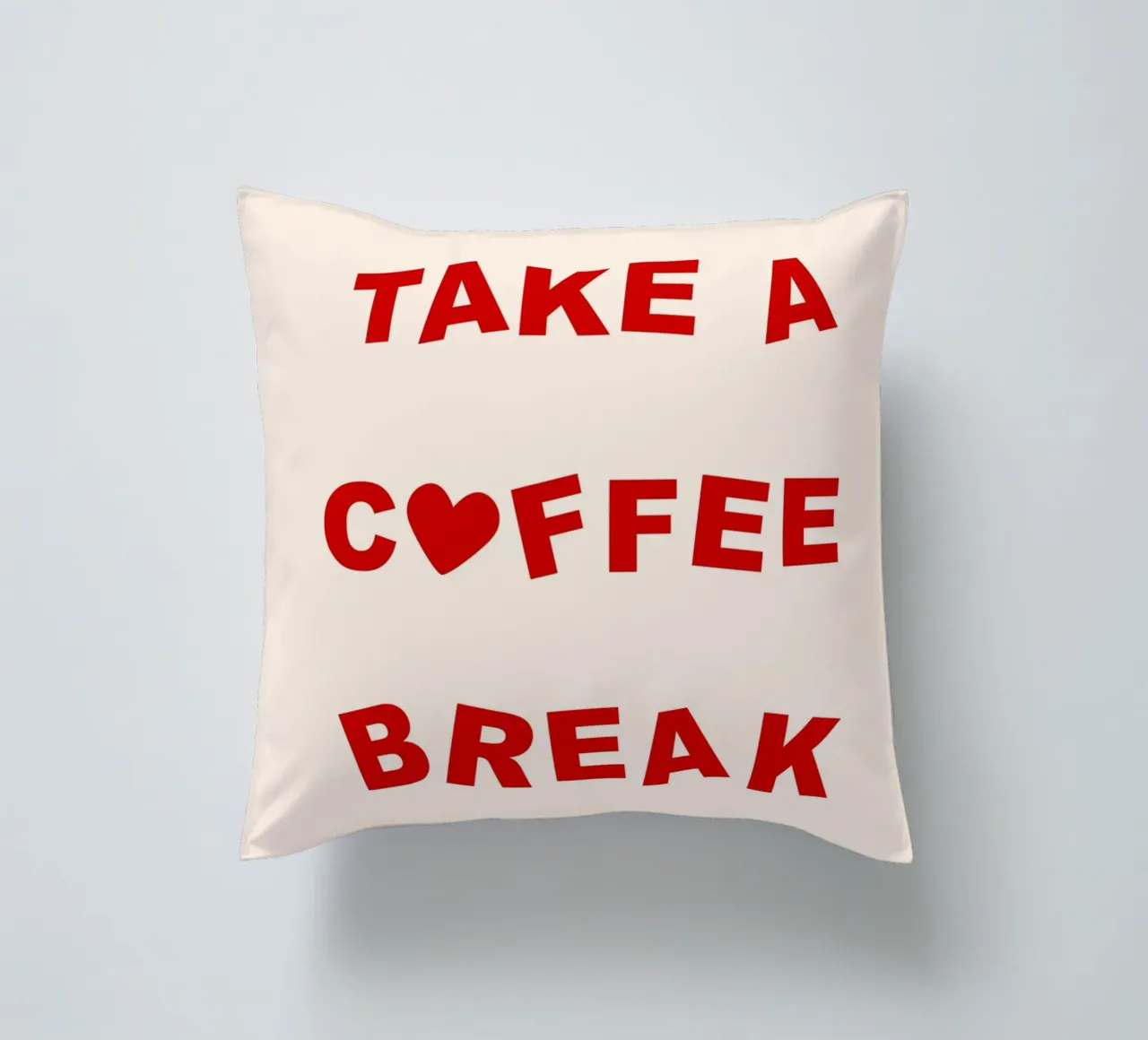 Take A Coffee Break cuscino da treechild