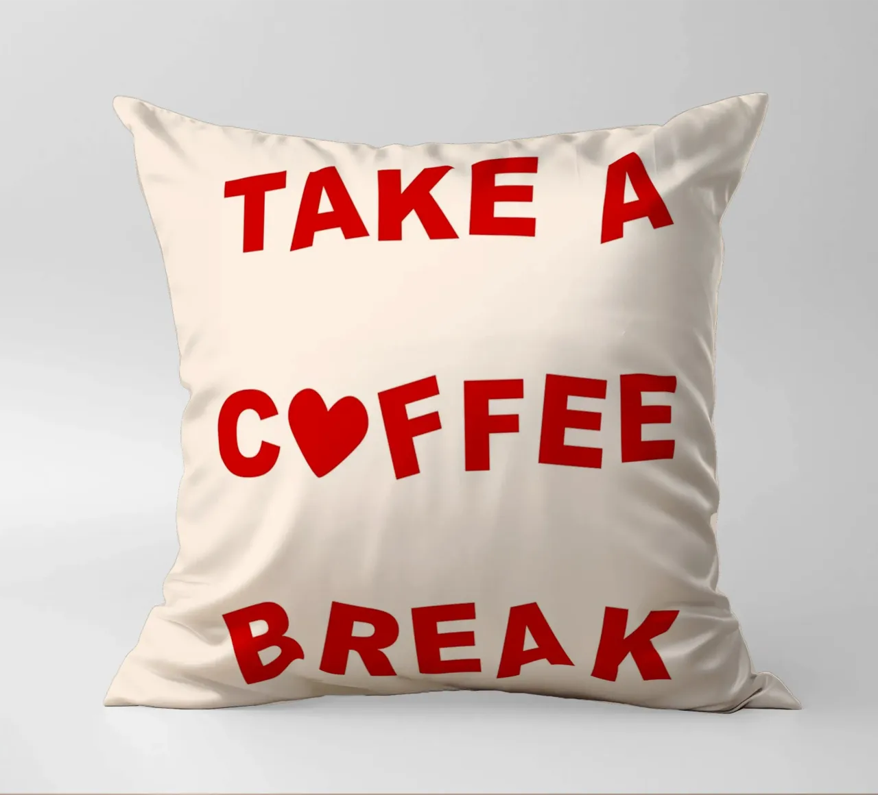 Take A Coffee Break cuscino da treechild