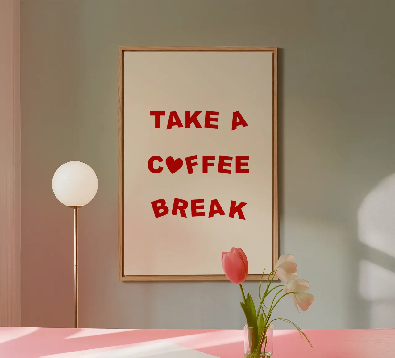 Take A Coffee Break alluminio dibond da treechild