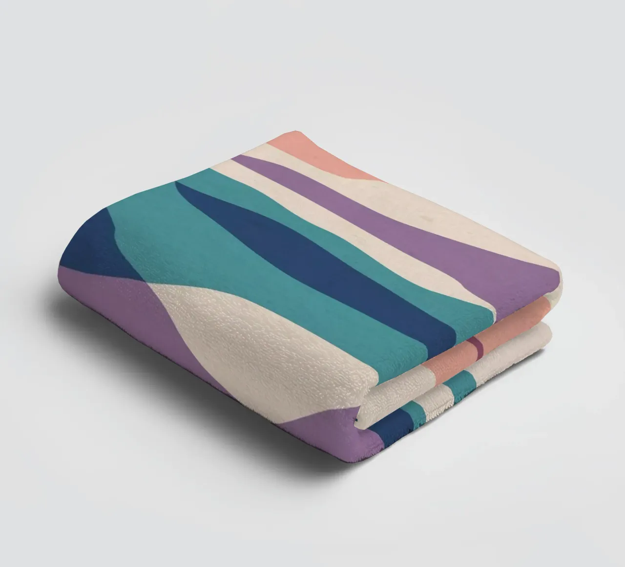 Sunset in the Mountains towel by Kim Hubball Studio